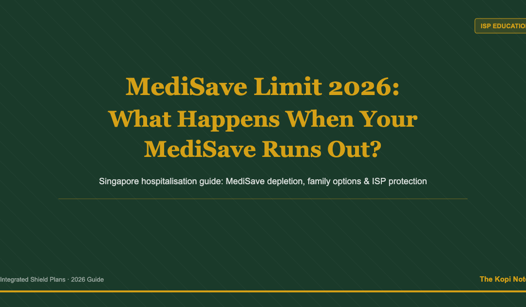 MediSave Limit 2026: What Happens When Your MediSave Runs Out During Hospitalisation? — The Kopi Notes