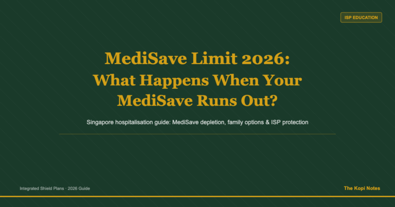 Medisave Limit 2026: What Happens When Your MediSave Runs Out During Hospitalisation?