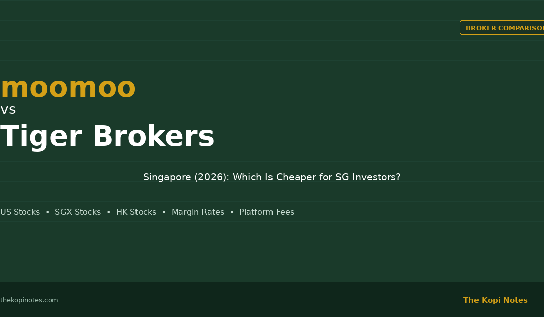 moomoo vs Tiger Brokers Singapore (2026): Which Is Cheaper for SG Investors?