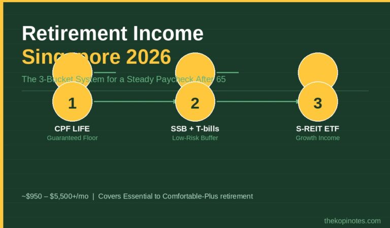 Retirement Income Singapore 2026: The 3-Bucket System for a Steady Paycheck After 65