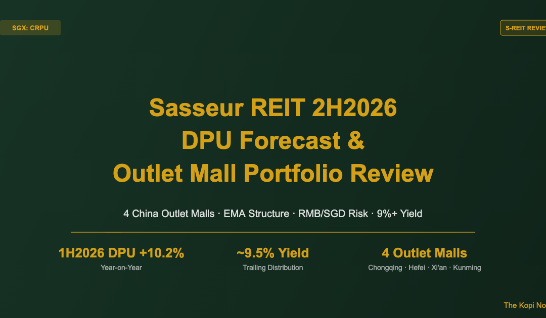 Sasseur REIT 2H2026 DPU Forecast & Outlet Mall Portfolio Review — The Kopi Notes