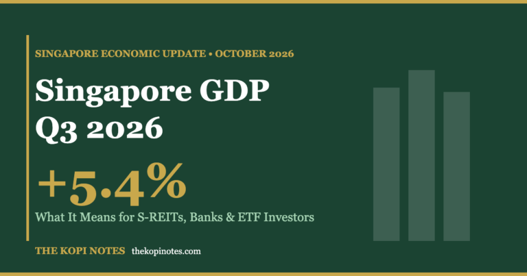 Singapore Q3 2026 GDP: Economy Grows 5.4% — What It Means for S-REIT, Bank & ETF Investors