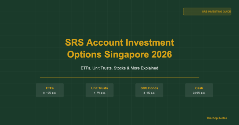 SRS Account Investment Options Singapore 2026: ETFs, Unit Trusts & Stocks