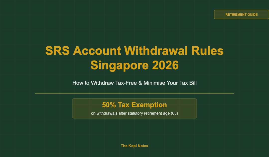 SRS Account Withdrawal Rules Singapore 2026: How to Withdraw Tax-Free — The Kopi Notes