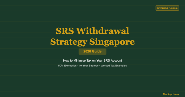 SRS Withdrawal Strategy Singapore 2026: How to Minimise Tax When You Withdraw