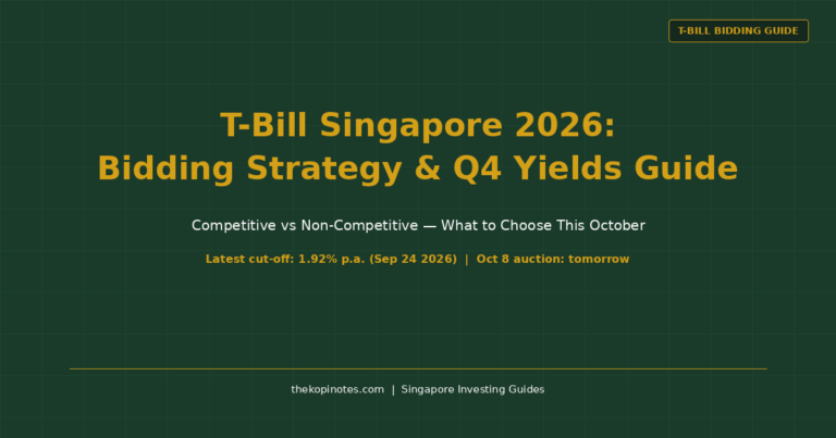 T-Bill Singapore 2026: Competitive vs Non-Competitive Bidding Strategy & Q4 Yields Guide