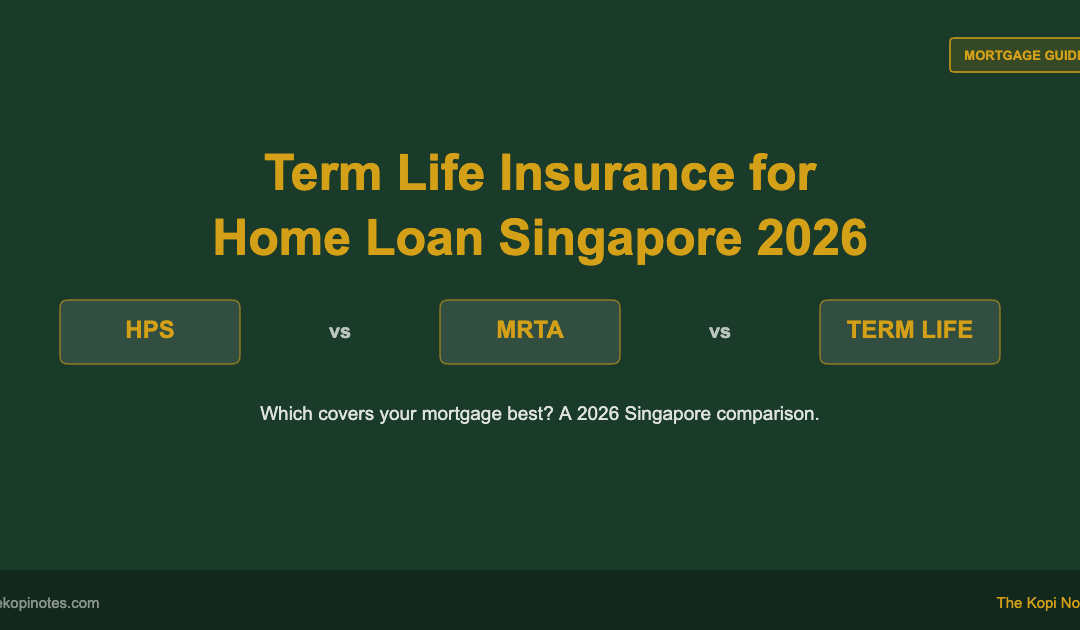 Term Life Insurance for Home Loan Singapore 2026: HPS vs MRTA vs Term Life — The Kopi Notes