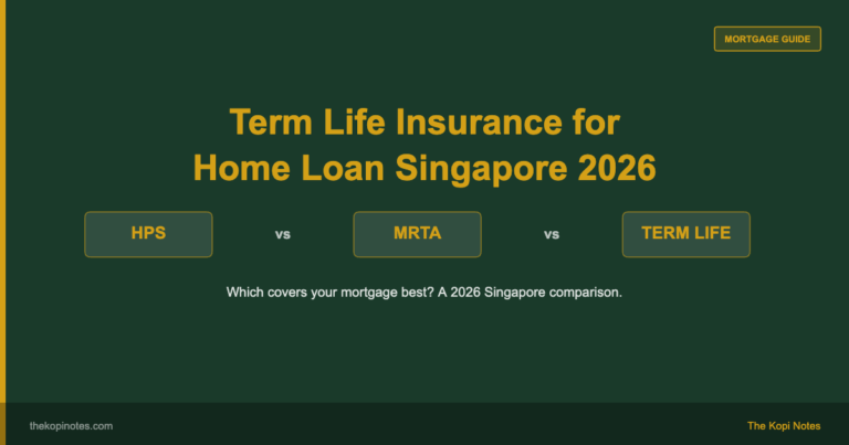 Term Life Insurance for Home Loan Singapore 2026: HPS vs MRTA vs Term Life Explained