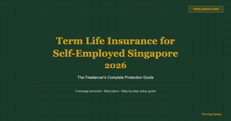 Term Life Insurance for Self-Employed Singapore 2026: The Freelancer’s Complete Protection Guide