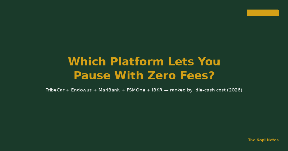 TribeCar + Endowus + MariBank + FSMOne + IBKR: Which Platform Lets You ...