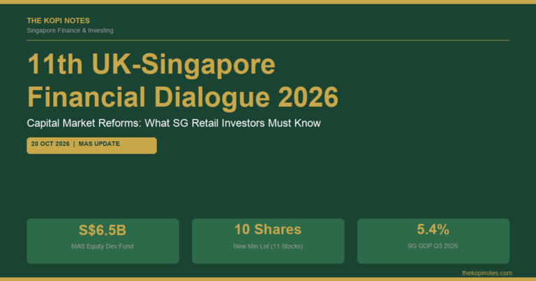 11th UK-Singapore Financial Dialogue 2026: Capital Market Reforms for SG Investors