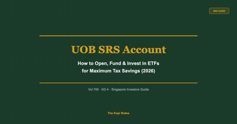 UOB SRS Account: How to Open and Invest in ETFs for Maximum Tax Savings (2026)