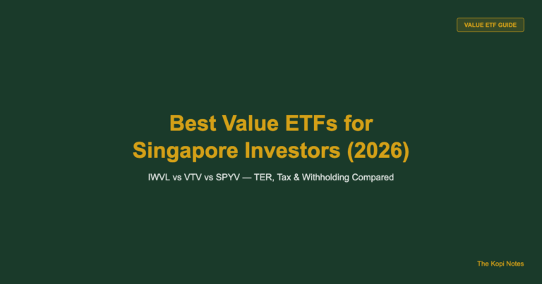 Best Value ETFs for Singapore Investors (2026 Guide)