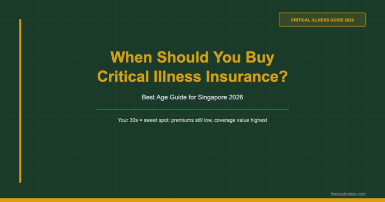 When Should You Buy Critical Illness Insurance? Best Age Guide Singapore 2026