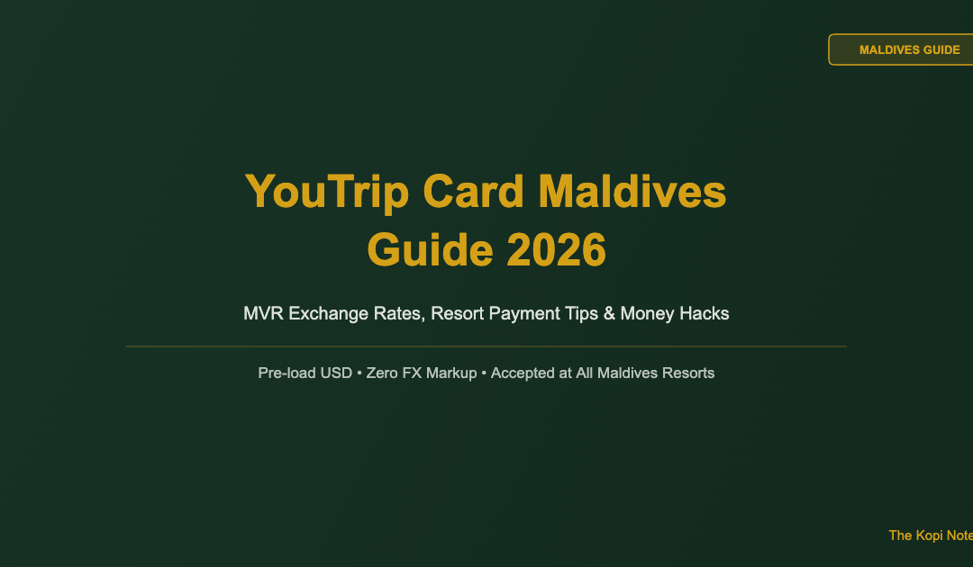 YouTrip Card Maldives Guide 2026: MVR Exchange Rates & Travel Tips — The Kopi Notes