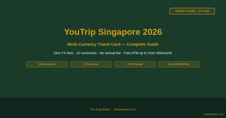 YouTrip Singapore 2026: Multi-Currency Travel Card Complete Guide (Zero Fees)
