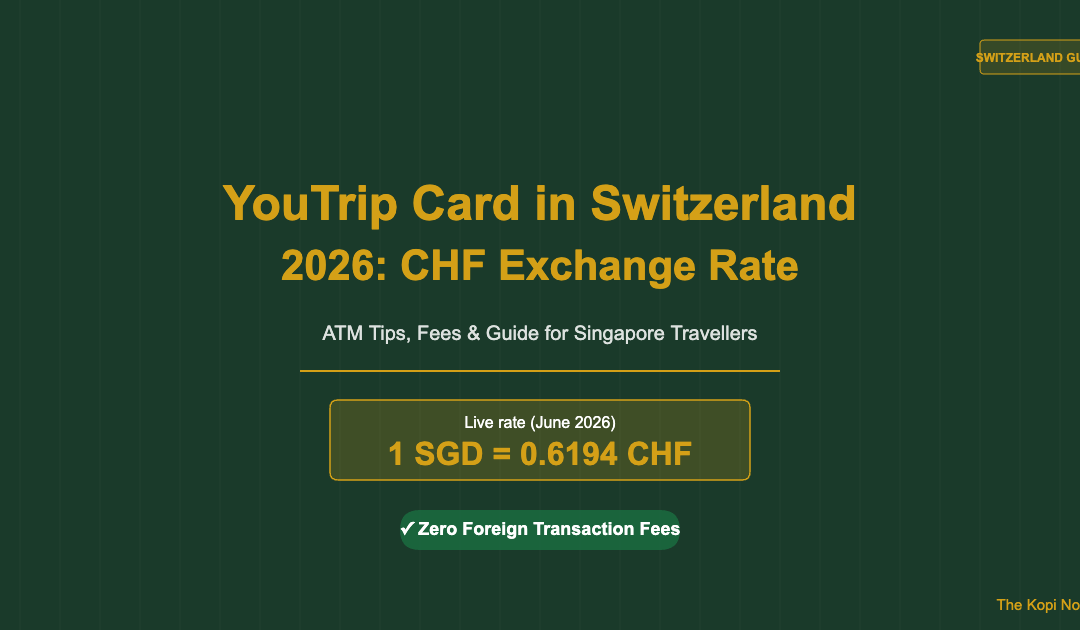 YouTrip Card in Switzerland 2026: CHF Exchange Rate, ATM Tips & Fees for Singapore Travellers — The Kopi Notes