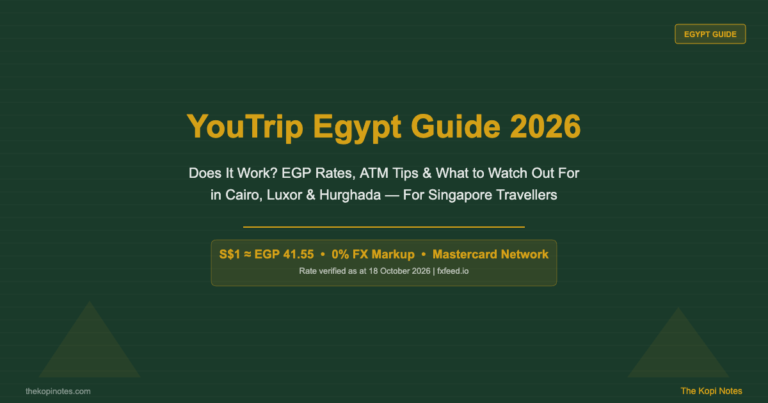 YouTrip Egypt Guide 2026: Does It Work? EGP Rate, ATMs & Tips for Singapore Travellers