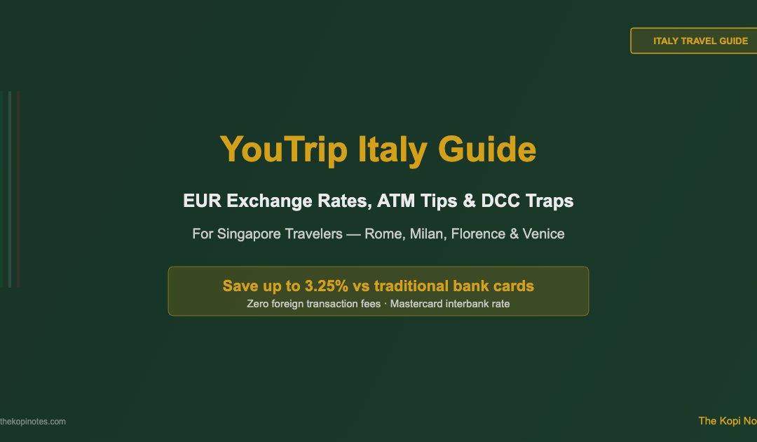 YouTrip Italy Guide: Using YouTrip in Italy (EUR, ATM Tips & 2026) — The Kopi Notes