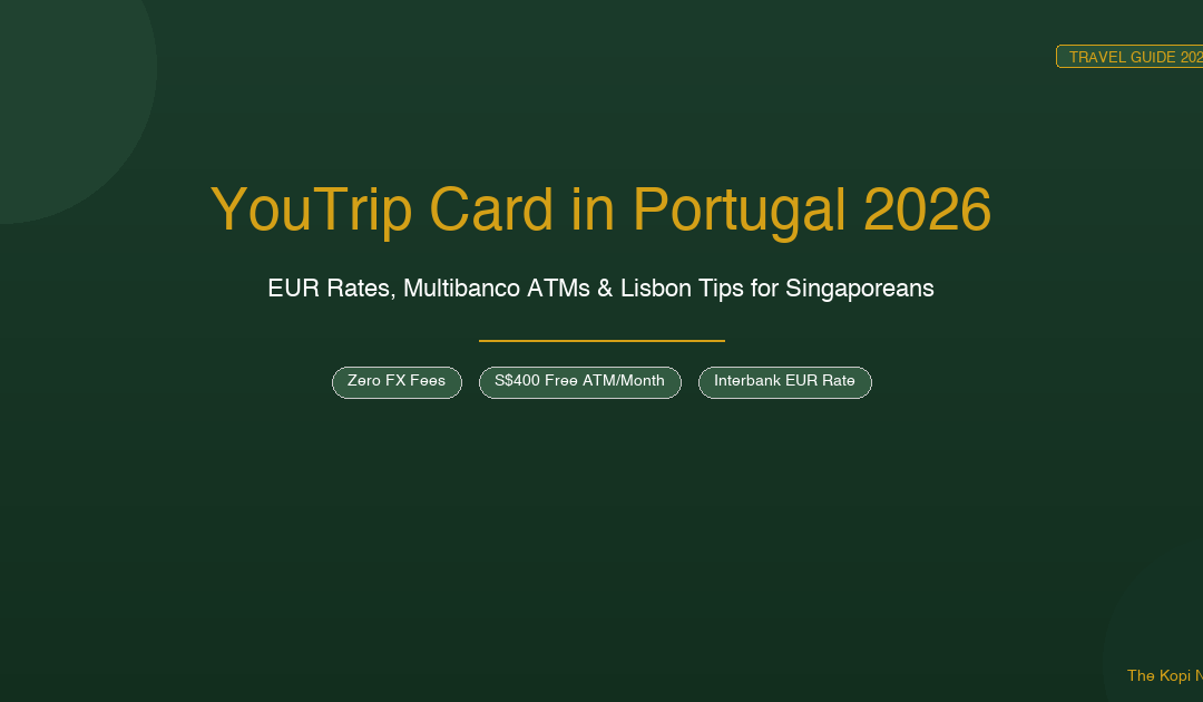 YouTrip Card in Portugal 2026: EUR Rates, Multibanco ATMs & Lisbon Tips — The Kopi Notes